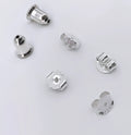 925 Sterling Silver Jewelry Findings Gold Plated Ear Butterfly Back Stoppers and Spacers for DIY Earrings