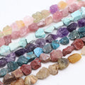 Freeform Loose Crystal Healing Gemstone Raw Amethyst/Citirne/Aquamarine/Quartz Rough Nugget Stone Beads for Jewelry Making