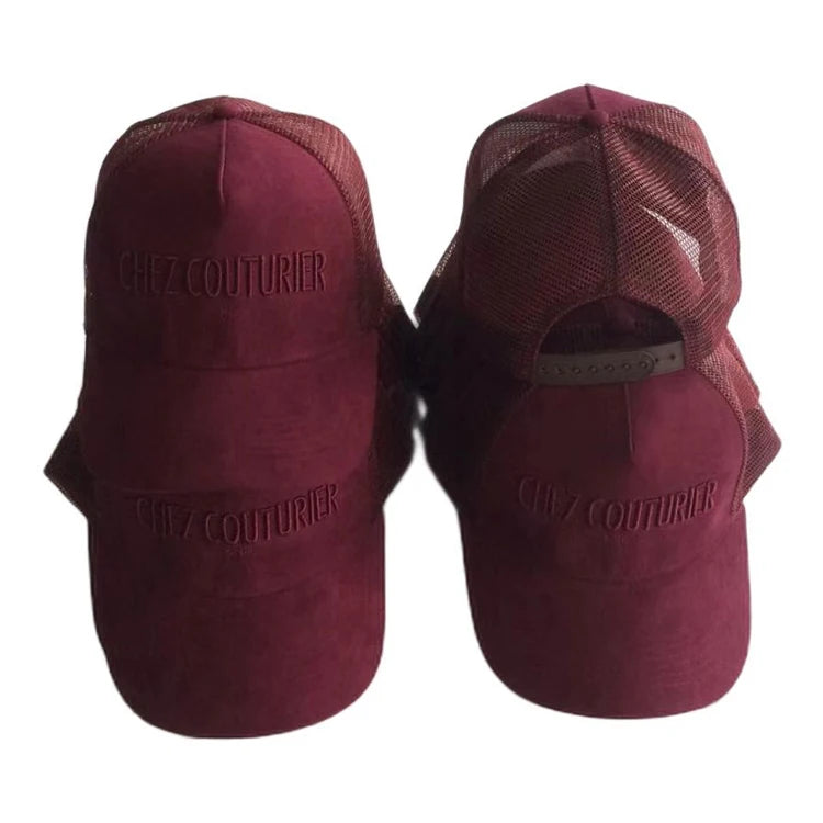 High Quality Suede Trucker Hat 5 Panel Suede Trucker Cap Solid Mesh Hats Embroidery Custom 5 Panel Truck Caps&hats