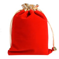 Wholesale Custom Big Red Velvet Drawstring Bags Gift Bag Velvet Pouch for Jewelry Drawstring Dust Pouch