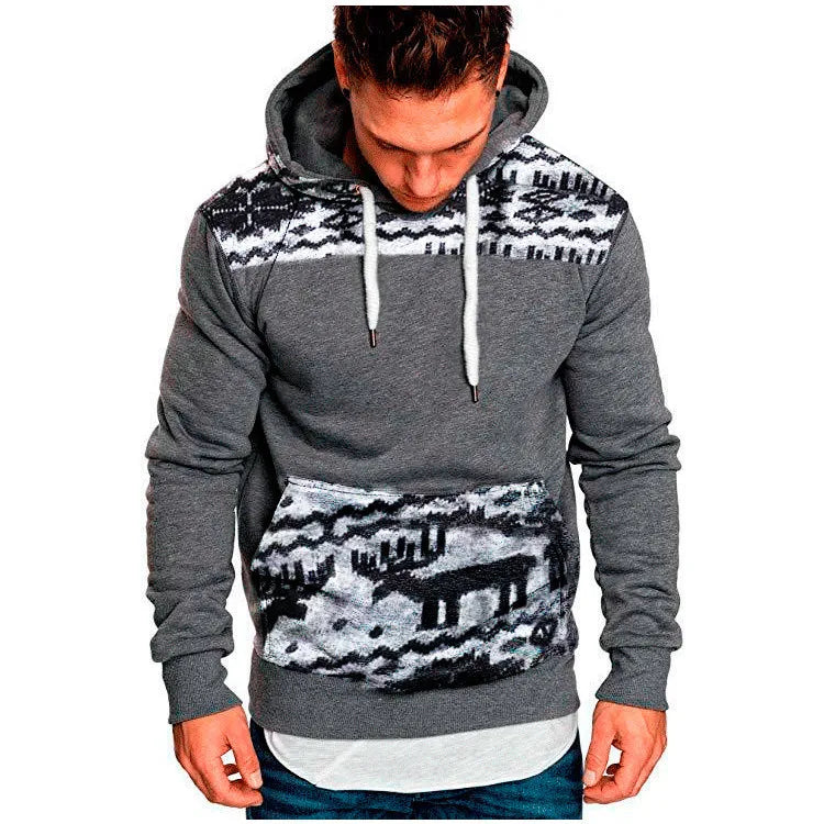 Muranba Clearance Men Coat Jacket Winter Slim Warm Hoodie Outwear