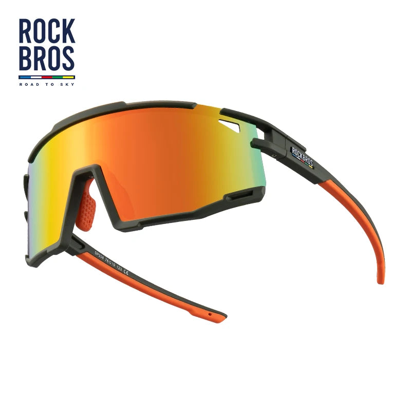 ROCKBROS ROAD to SKY Sunglasses Cycling Glasses Uv400 Polarized Tr90 Photochromic Eyewear for Men Women Cycling