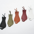 Cat Shape Textured Book Mark Label Bookmarks PU Leather Colorful Lovely Bookmark for School