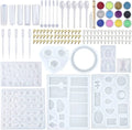 229 Accessories DIY Pendant Drop Glue Mold Set Earring Jewelry Necklace Bear Crystal Silicone Mold