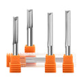SLANK in Stock 3.175mm  Two Flutes Straight Bits Cutting Tools CNC Router Bits Cutter Tungsten Carbide Straight End Mill