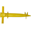 Three Colorful Outdoor Beach Umbrella Plastic Accessory Short Sand Anchor with Two Screw