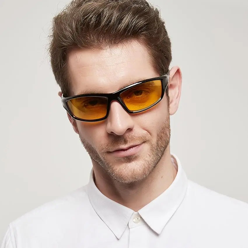 DUBERY 2026 Blue Frame Polarized UV400 Mens Sports Sunglasses Cycling Running Beach Volleyball Beach Sunglasses