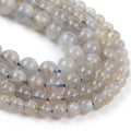 Natural AAA Grade Labradorite Stone Beads 4/6/8mm Round Loose Gemstone Beads for Jewelry Making Diy Bracelet