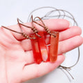 Huiying Manufacturer Red Agate Stone Charms Pendant Wholesale Factory Price Cheapest Supplier Jewelry