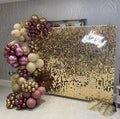 YOPIN-898 Hot Sale Gold Premium Shimmer Wall for Birthday Decoration