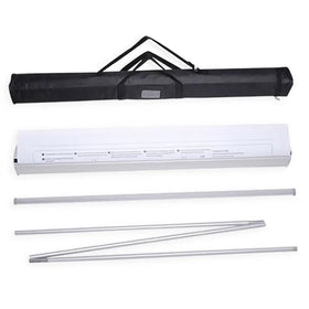 Good Selling KUNMAO Rollup Display Customized Aluminum Alloy Retractable Light Weight Fast Setup Digital Cost