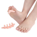 Hammertoe Corrector Gel Pink Toe Straighteners Effective for Overlapping and Curled Pinky Toes Protective Separator