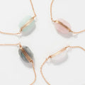 Minimalist Rose Quartz Healing Crystal Bracelet Wire Wrapped Gemstone Bracelet Unique Gift for Women