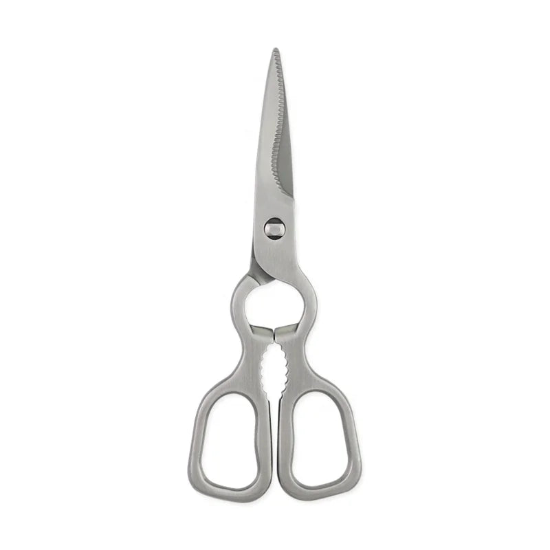 Stainless Steel Kitchen Scissors Full Steel Solid Sharp Scissors Multifunctional Cutter Poultry Shears