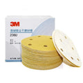 Hot Sale 236U 5" Multi-hole High Performance Sandpaper Abrasive Tools OEM/ODM Golden Hook Loop Sanding Disc with 40-2000 Grit