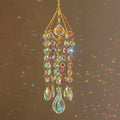 Hanging Crystal Suncatcher Wind Chimes Ball Prism Sun Catcher Rainbow Sun Catcher Wind Chimes for Garden Outdoor Home Window