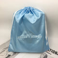 High Quality Soft Satin Fabric Drawstring Dust Packaging Bag for Clothes Shoe Book