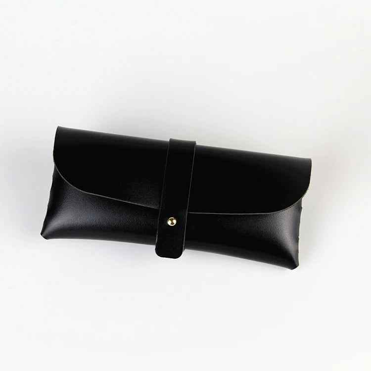 2022 New Fashion Handmade Leather Sunglasses Case Soft Eyeglasses Bags