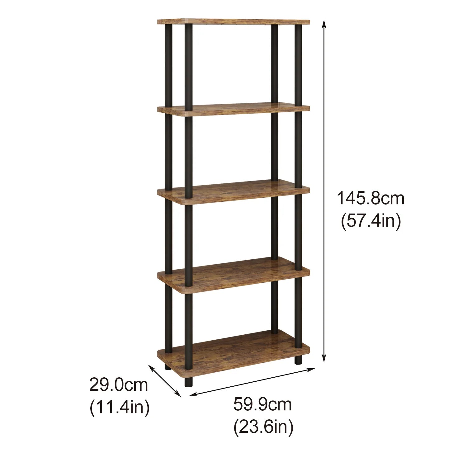 Multi-shelf Shelf Living Room Corner Display Shelf Narrow Bookshelf Against the Wall Multi-storey Storage Small Shelf