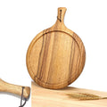 Non-lacquered Wholesale Zebra Wood Round Cheese Serving Cutting Board Platter Charcuterie Board 40x30x2cm Wedding Kitchenware