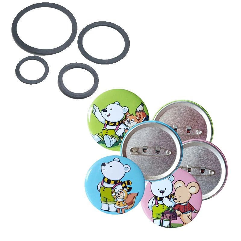 Different Size Round Shape Badge Machine Gaskets for Metal Badge Maker Decoration