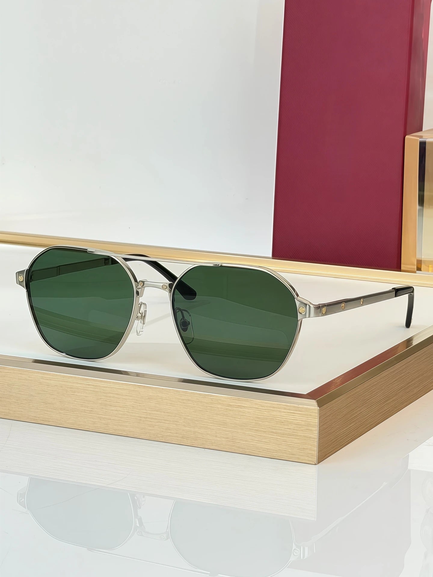 2026 Fashion Polarized Sunglasses Men's Brand Design Tone Vintage Alloy Sunglasses Women's UV400 pilot Sunglasses