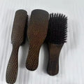 New Various Men's Beard Brush Wooden Handle Special Texture Beard Care Hair Comb Boar Bristle /Soft Hair Beard Brush