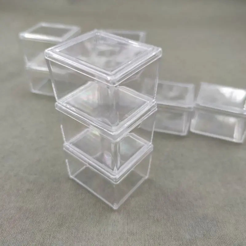 Transparent Soft PVC & Stainless Steel Shoe Box Durable Eco-Friendly Storage for 3D Anime Cartoon Doll and Mini Sports Shoes
