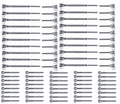 Adjustable Angle Cable Railing Hardware Kit Fit 1/8" Stainless Steel Wire Rope Cable