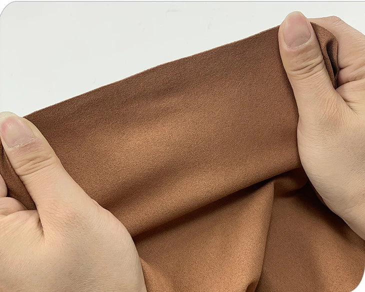 High Color Fastness Microfiber Suede Leather for Automotivedesign Fashion Consumer Electronics and Marine Industries