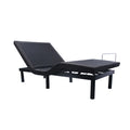 Electric Adjustable Bed Base with Safety Lock Button Modern Design Foldable Feature for Senior Citizens Home Furniture
