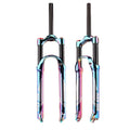 Rainbow 27.5/ 29er Suspension Air Inch Vacuum Plating MTB Bike Fork Aluminum Alloy 120mm for a Bicycle Accessories