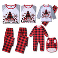 Custom 2025 Men Christmas Pajamas Family Matching Parent-child Bear Plaid Print Matching Christmas Family Pajamas Sleepwear Set