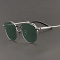 Fashion Titanium Sunglasses Luxury High End Custom logo Cat3 Uv400 Sun Glasses Fashion Luxury Italy Polarized Shades