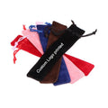 Custom Velvet Drawstring Pen Pouch & Portable Gift Bag with Custom Logo 220gsm Silk-screen/Sublimation Printing Size Options