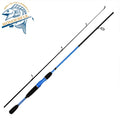 1.8m 2.1m Red Blue Carbon Fibre Medium Action Ultra Light Weight Spinning Casting Fishing Rod for Saltwater