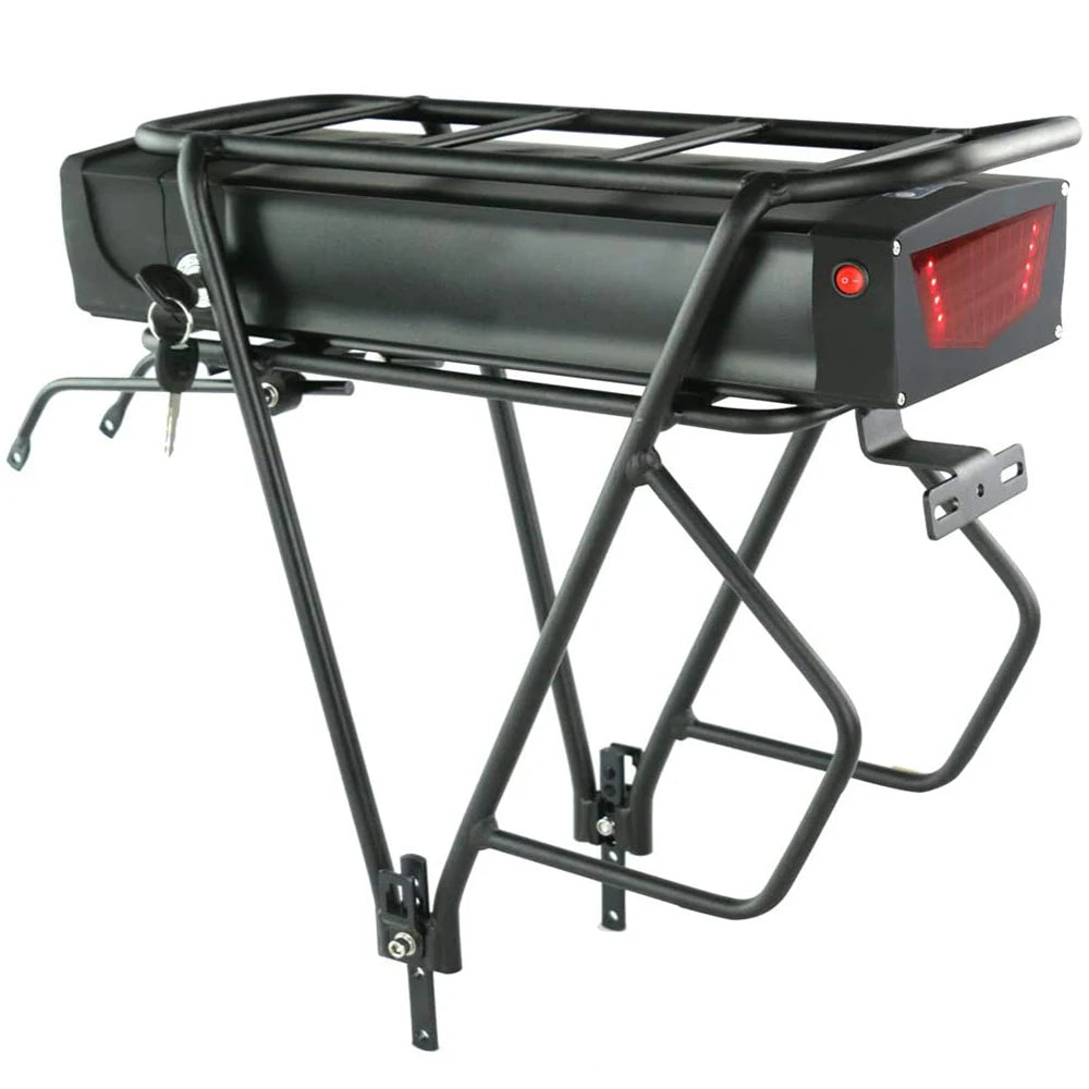 52Volt Rear Rack Carrier Ebike Battery 52V 20Ah 1040Wh Rear Rack Li-ion Battery with Charger
