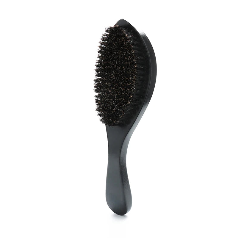 Abeis Customized Logo Detangling Brush Paddle Cushion Nylon Boar Bristle Hair Brush Curly Thick Wet and Dry Hair Comb