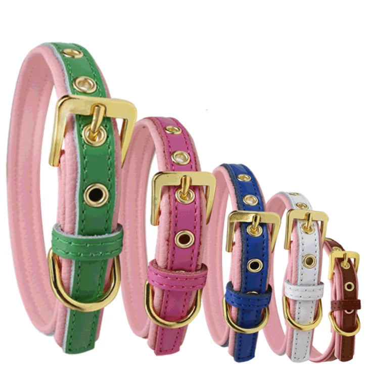 Wholesale Leather Padded Dog Collar