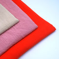 Wholesale Kids Organic 24s Slub Pure Color Customized Crepe Sand Washed 100% Cotton Fabric for Dress
