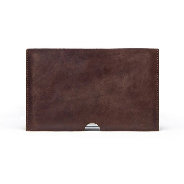 Custom Leather Pad Protector Sleeve Genuine Leather Tablet Cover Pouch