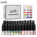 Lehchis Light Blue UV Gel Polish Soak-Off LED Nail Art Starter Set for Manicure at Home or Salon