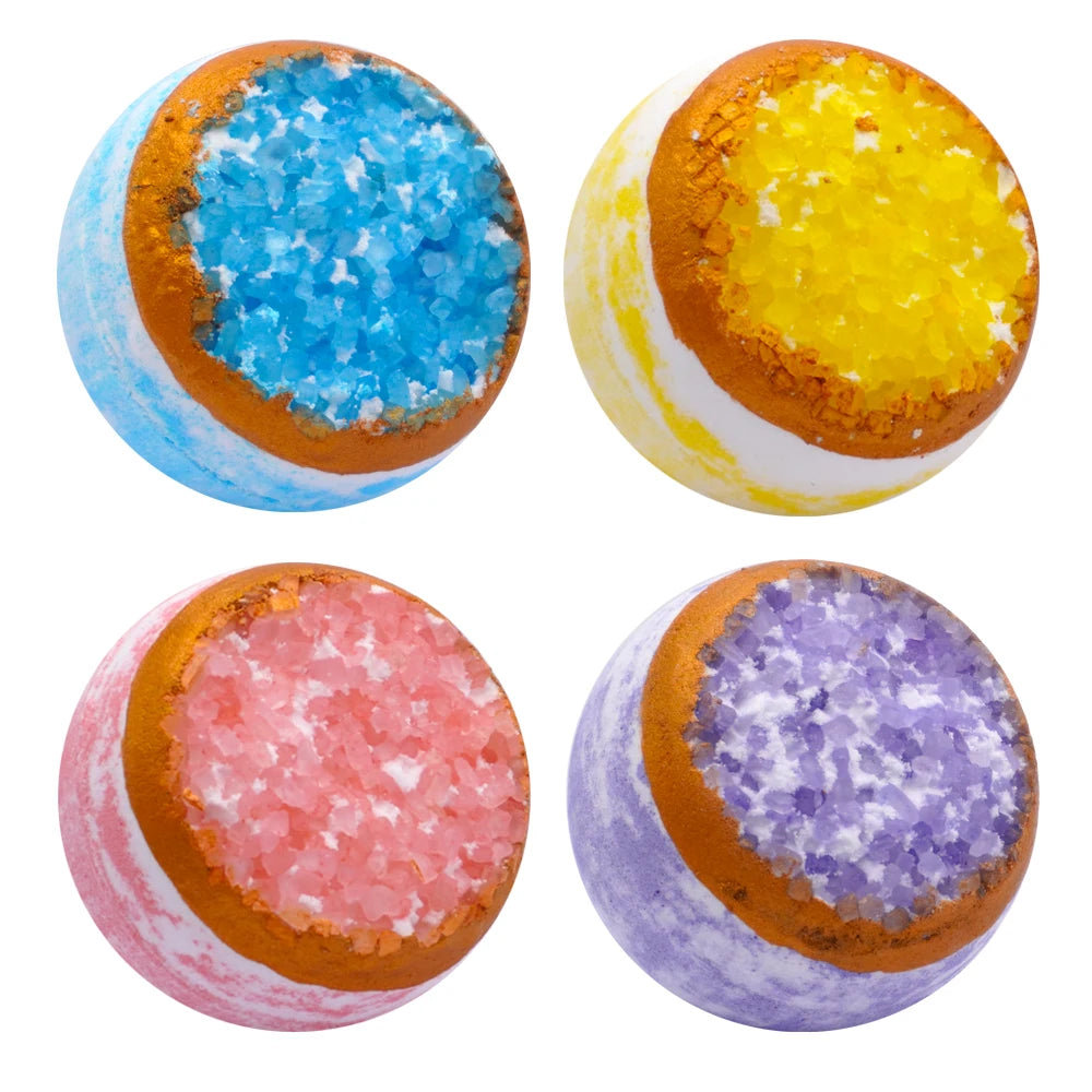 Wholesale Private Label Gift Box Packaging Yoni Vegan Natural Scented Essential Oil Lavender Handmade Organic Bath Bombs