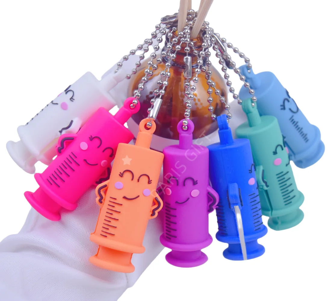Nursing Store Abre Ampolla Enfermera Wall Mount Transparent White Open Syringe Ampoule Opener with Glitter