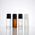 High Quality Clear Amber Frosted 30ML 50ML Glass Roll-on Bottles Empty Cosmetic Deodorant and Essential Oil for Skin Care Serum