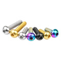 Titanium Alloy Custom Bolt M5x10mm Round Head Anodized Screws for Bike Disc Ninghao Brand