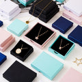A1 Ready to Ship Paper Jewelry Packaging Lid Cardboard Jewelry Boxes Ring Earnail Necklace Storage Box Gift Box with Lid