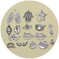 Custom Design Lips Hand Jewelry Charm Wholesale Customized Bracelet Charms Alloy Charm for Jewelry Making