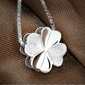 Wholesale New Fashion Jewelry Chain 925 Silver Four Leaf Clover Necklace for Women MegaBDM