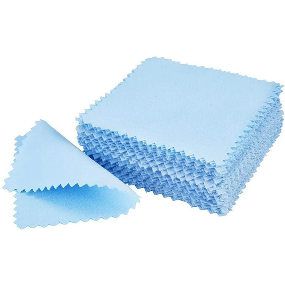Jewelry Polishing Cloth Gold Silver Cleaning Cloth for Ring Necklace Bracelet Jewelry Care Wholesale